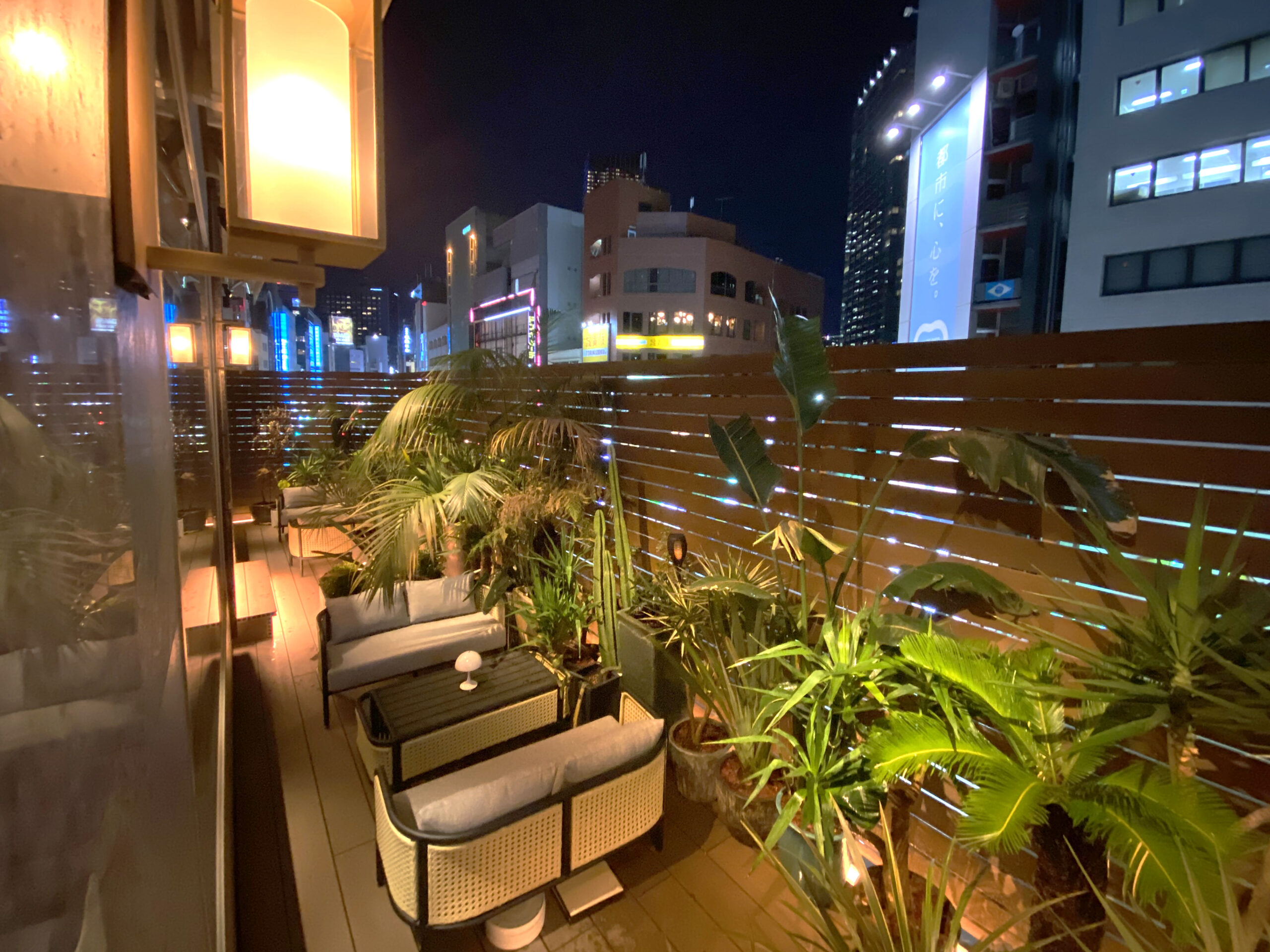 東京都港区 六本木バー 植栽